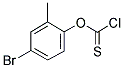 4-BROMO-2-METHYLPHENYL CHLOROTHIOFORMATE 结构式