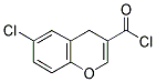 6-CHLORO-4H-BENZOPYRAN-3-CARBONYL CHLORIDE 结构式