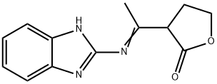 3-(1H-1,3-BENZIMIDAZOL-2-YLETHANIMIDOYL)DIHYDRO-2(3H)-FURANONE 结构式