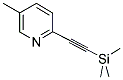 2-[2-(TRIMETHYLSILYL)ETHYNYL]-5-PICOLINE 结构式