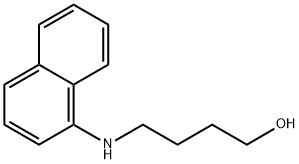 4-(NAPHTHALEN-1-YLAMINO)-BUTAN-1-OL 结构式