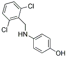 4-((2,6-DICHLOROBENZYL)AMINO)PHENOL 结构式