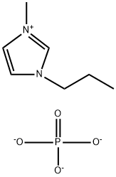 1-甲基-3-丙基咪唑鎓磷酸盐 结构式