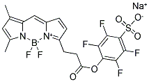 BODIPY(R) fl, STP ester, sodium salt 结构式