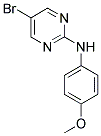 (5-BROMO-PYRIMIDIN-2-YL)-(4-METHOXY-PHENYL)-AMINE 结构式