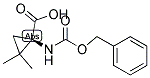 (R)-CBZ-1-AMINO-2,2-DIMETHYLCYCLOPROPANECARBOXYLIC ACID 结构式