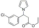 ETHYL 3-(3-CHLOROPHENYL)-3-(1H-PYRROL-1-YL)PROPANOATE 结构式