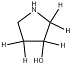 3-PYRROLIDINOL-2,2,3,4,4-D5 结构式