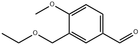 3-乙氧基甲基-4-甲氧基-苯甲醛 结构式