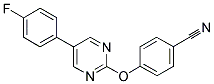 4-([5-(4-FLUOROPHENYL)PYRIMIDIN-2-YL]OXY)BENZONITRILE 结构式