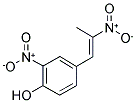 1-(4-Hydroxy-3-nitrophenyl)-2-nitropropene 结构式