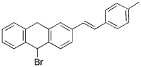 10-BROMO-2-[2-(4-METHYLPHENYL)VINYL]-9,10-DIHYDROANTHRACENE 结构式