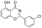 2-(3-CHLOROPHENYL)-5-HYDROXY-4-OXO(4H-1,3-BENZOXAZINE) 结构式