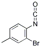 2-Bromo-4-methylphenyl isocyanate 结构式