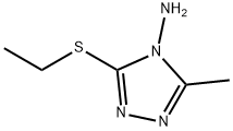 3-(乙硫基)-5-甲基-4H-1,2,4-三唑-4-胺 结构式