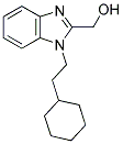 [1-(2-CYCLOHEXYLETHYL)-1H-BENZIMIDAZOL-2-YL]METHANOL 结构式
