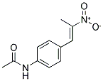 1-(4-ACETAMIDOPHENYL)-2-NITROPROPENE 结构式