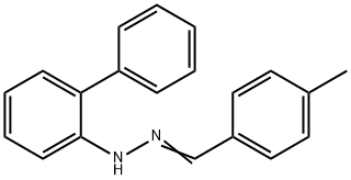 4-METHYLBENZENECARBALDEHYDE N-[1,1'-BIPHENYL]-2-YLHYDRAZONE 结构式