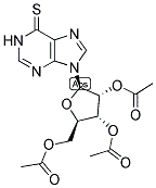 2',3',5'-TRI-O-ACETYL-6-THIOINOSINE 结构式