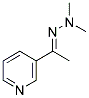 3-Acetylpyridine-N,N-dimethylhydrazone 结构式