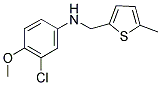 3-CHLORO-4-METHOXY-N-((5-METHYLTHIEN-2-YL)METHYL)ANILINE 结构式