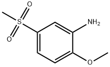 2-METHOXY-5-METHYLSULFONYLANILINE 结构式