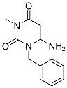 6-AMINO-1-BENZYL-3-METHYL-1H-PYRIMIDINE-2,4-DIONE 结构式