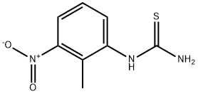 N-(2-METHYL-3-NITROPHENYL)THIOUREA 结构式