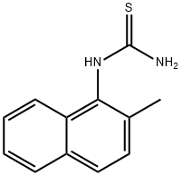 1-(2-甲基萘-1-基)硫脲 结构式