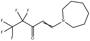 (E)-1-(氮杂环庚烷-1-基)-4,4,5,5,5-五氟戊-1-烯-3-酮 结构式