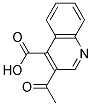 3-乙酰喹啉-4-羧酸 结构式