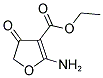 2-AMINO-4-OXO-4,5-DIHYDRO-FURAN-3-CARBOXYLIC ACID ETHYL ESTER 结构式