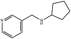 CYCLOPENTYL-PYRIDIN-3-YLMETHYL-AMINE 结构式