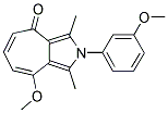 8-Methoxy-2-(3-methoxyphenyl)-1,3-dimethylcyclohepta[c]pyrrol-4(2H)-one 结构式