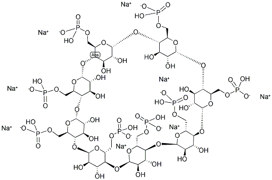 GAMMA-CYCLODEXTRIN PHOSPHATE SODIUM SALT 结构式