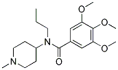 N-(1-METHYLPIPERIDIN-4-YL)-N-PROPYL-3,4,5-TRIMETHOXYBENZAMIDE 结构式