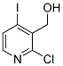 2-氯-3-羟甲基-4-碘吡啶 结构式