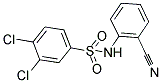 3,4-DICHLORO-N-(2-CYANOPHENYL)BENZENESULFONAMIDE 结构式