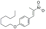 1-(4-OCTYLOXYPHENYL)-2-NITROPROPENE 结构式
