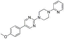 5-(4-METHOXYPHENYL)-2-(4-(PYRIDIN-2-YL)PIPERAZIN-1-YL)PYRIMIDINE 结构式