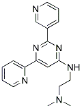 N,N-DIMETHYL-N'-(6-PYRIDIN-2-YL-2-PYRIDIN-3-YLPYRIMIDIN-4-YL)ETHANE-1,2-DIAMINE 结构式