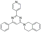 2-(6-PHENYL-2-PYRIDIN-4-YLPYRIMIDIN-4-YL)-1,2,3,4-TETRAHYDROISOQUINOLINE 结构式