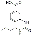 3-([(BUTYLAMINO)CARBONYL]AMINO)BENZOIC ACID 结构式