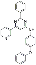 (4-PHENOXY-PHENYL)-(2-PHENYL-6-PYRIDIN-3-YL-PYRIMIDIN-4-YL)-AMINE 结构式