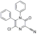 6-CHLORO-3-OXO-4,5-DIPHENYL-3,4-DIHYDROPYRAZINE-2-CARBONITRILE 结构式