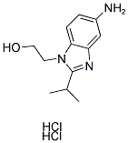 2-(5-氨基-2-异丙基-1H-苯并[D]咪唑-1-基)乙-1-醇二盐酸盐 结构式