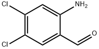 2-氨基-4,5-二氯苯甲醛 结构式