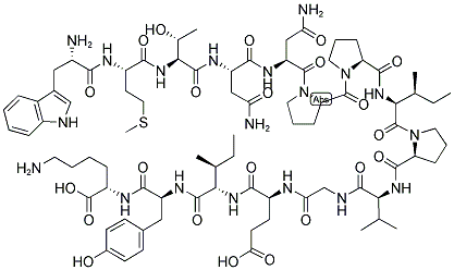 H-TRP-MET-THR-ASN-ASN-PRO-PRO-ILE-PRO-VAL-GLY-GLU-ILE-TYR-LYS-OH 结构式