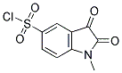 1-METHYL-5-ISATINSULFONYL CHLORIDE 结构式