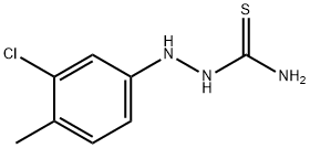 2-(3-CHLORO-4-METHYLPHENYL)-1-HYDRAZINECARBOTHIOAMIDE 结构式